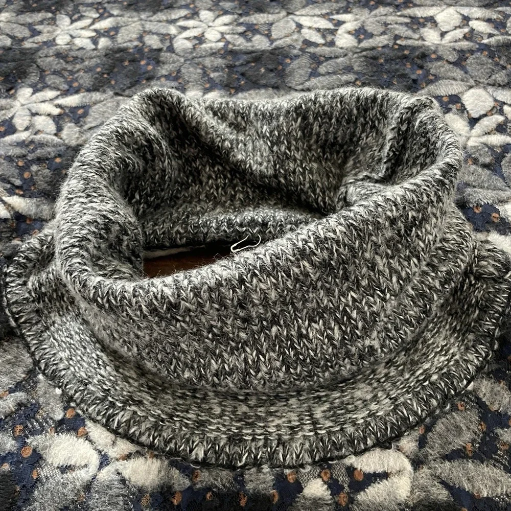 Anthropologie Wintertide Reversible Warm Wool Blend‎ Poncho One Size
